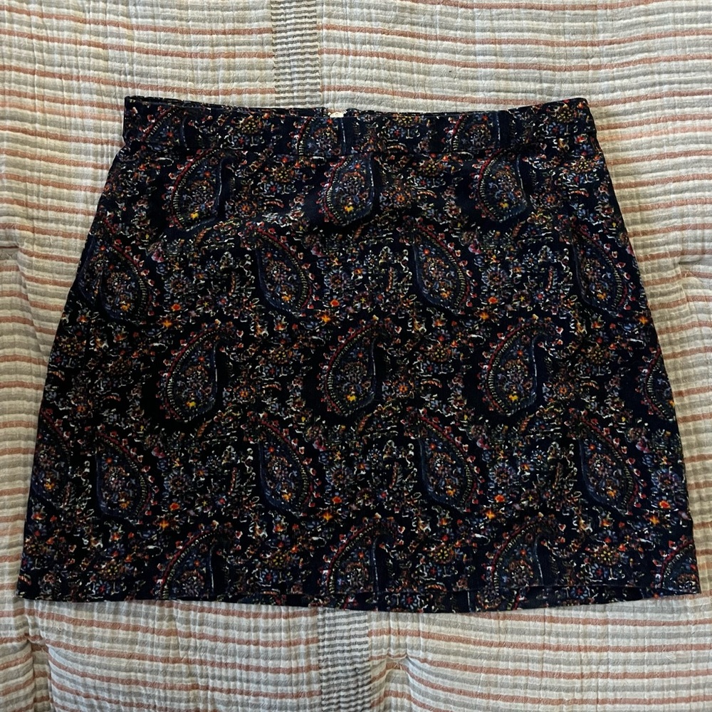 Paisley Mini Skirt